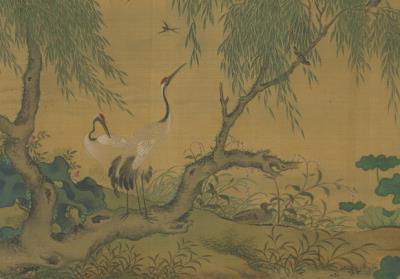 图片[2]-Birds Frolicking by Lotus Banks-China Archive